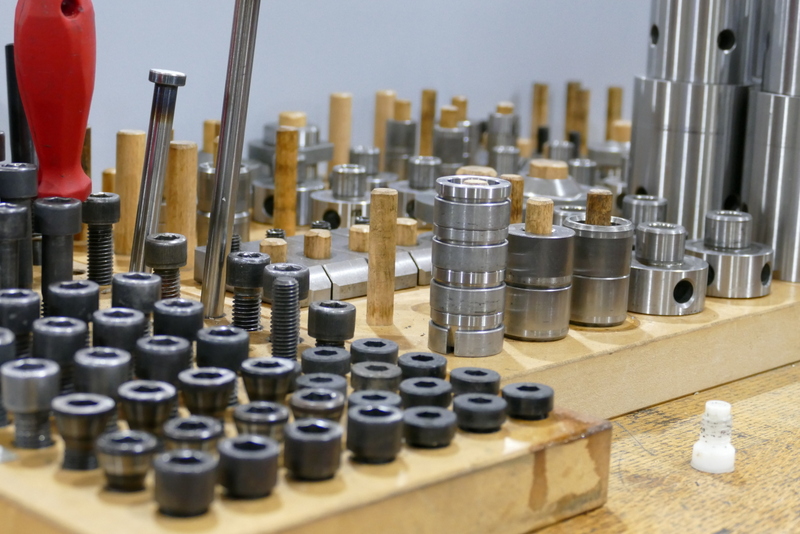 Close up of tool parts