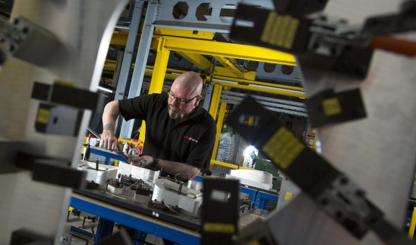 QA technician at work