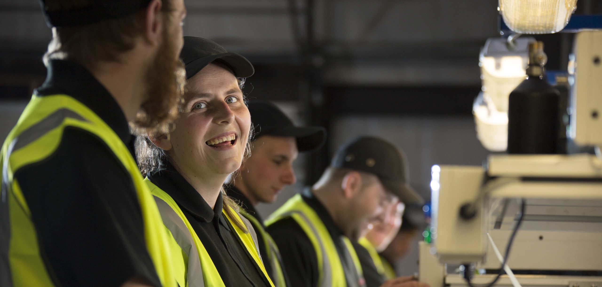 Assembly line colleagues